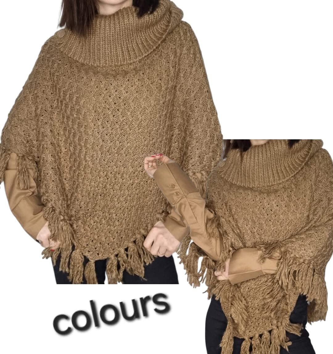 Ponczo , sweterek sweter colours Rozmiar uniwersalny