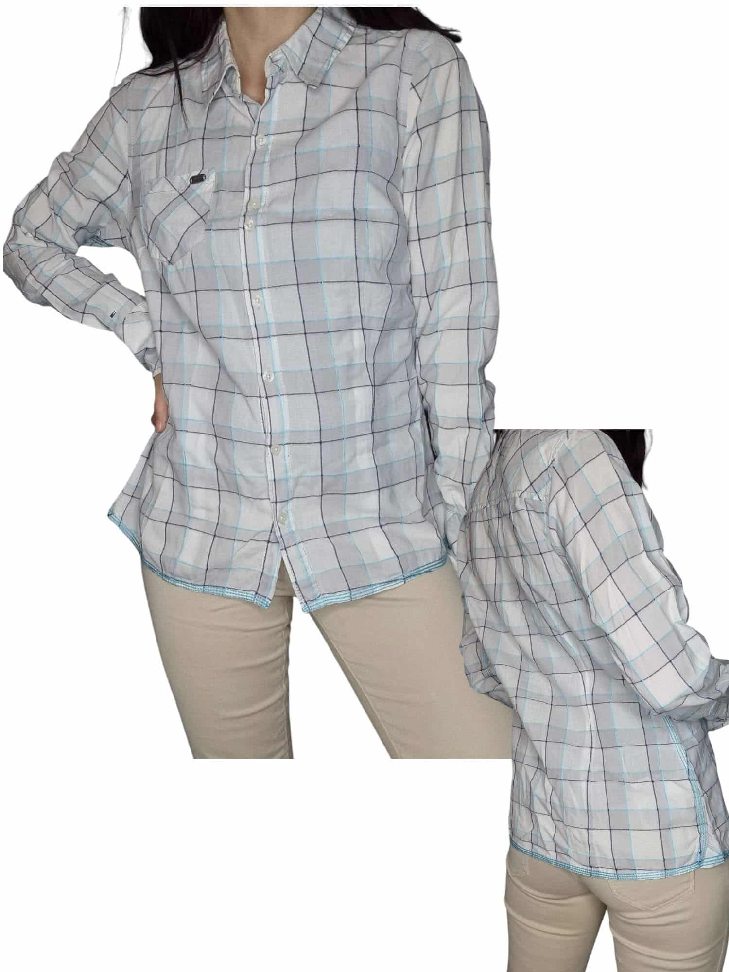 Koszula w kratkę hilfiger denim rozmiar L 40