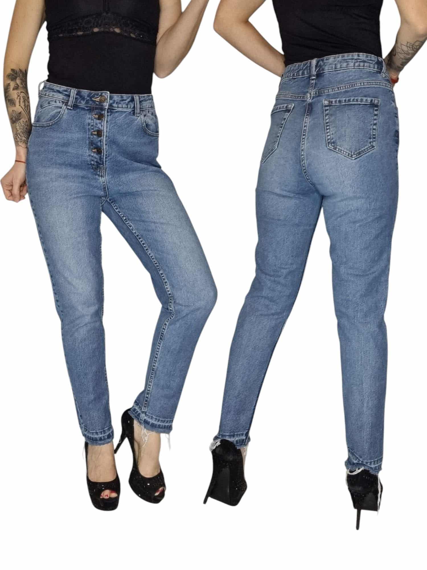 Stylowe spodnie  mom rozmiar M 38