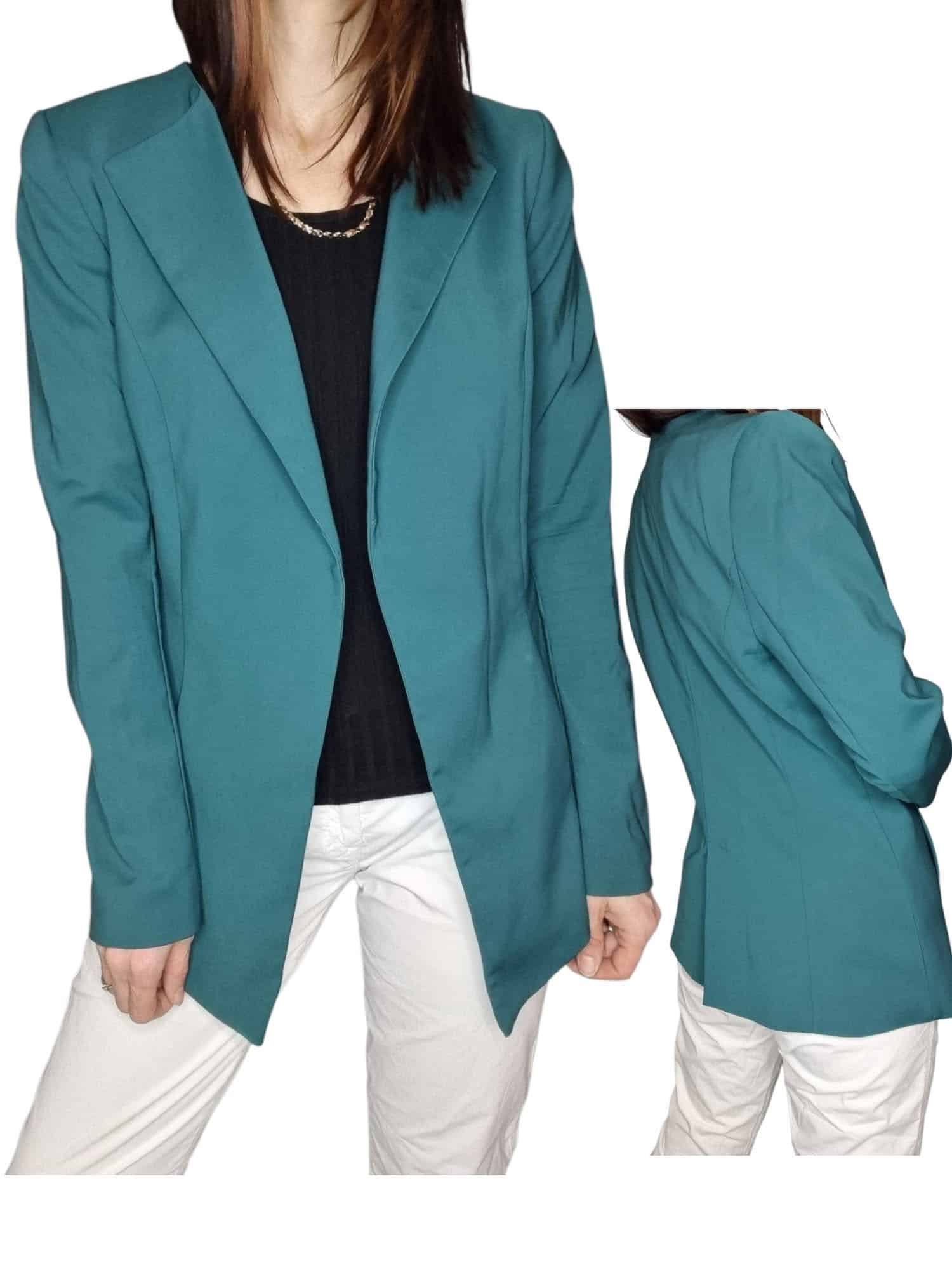 Zielona marynarka żakiet H&amp;M rozmiar XL 42