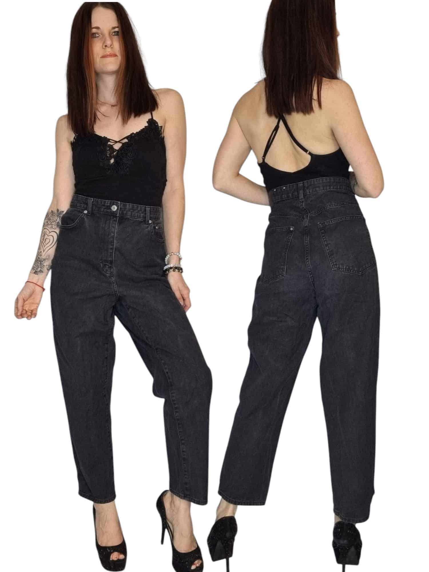 Spodnie ciemne H&amp;M rozmiar 46