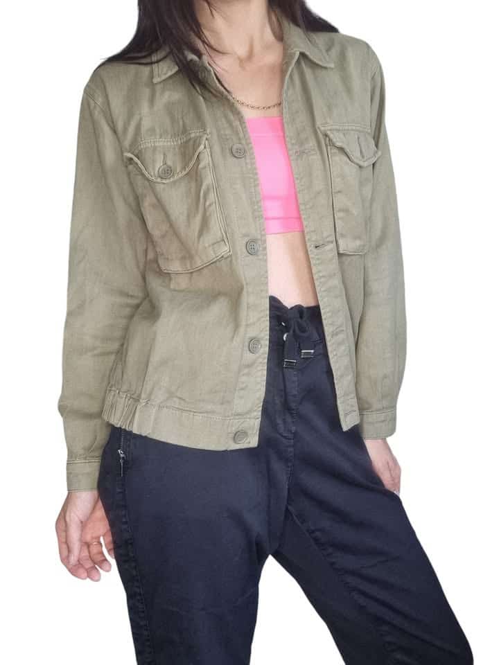Oliwkowa katana  kurtka topshop   Rozmiar xs 34