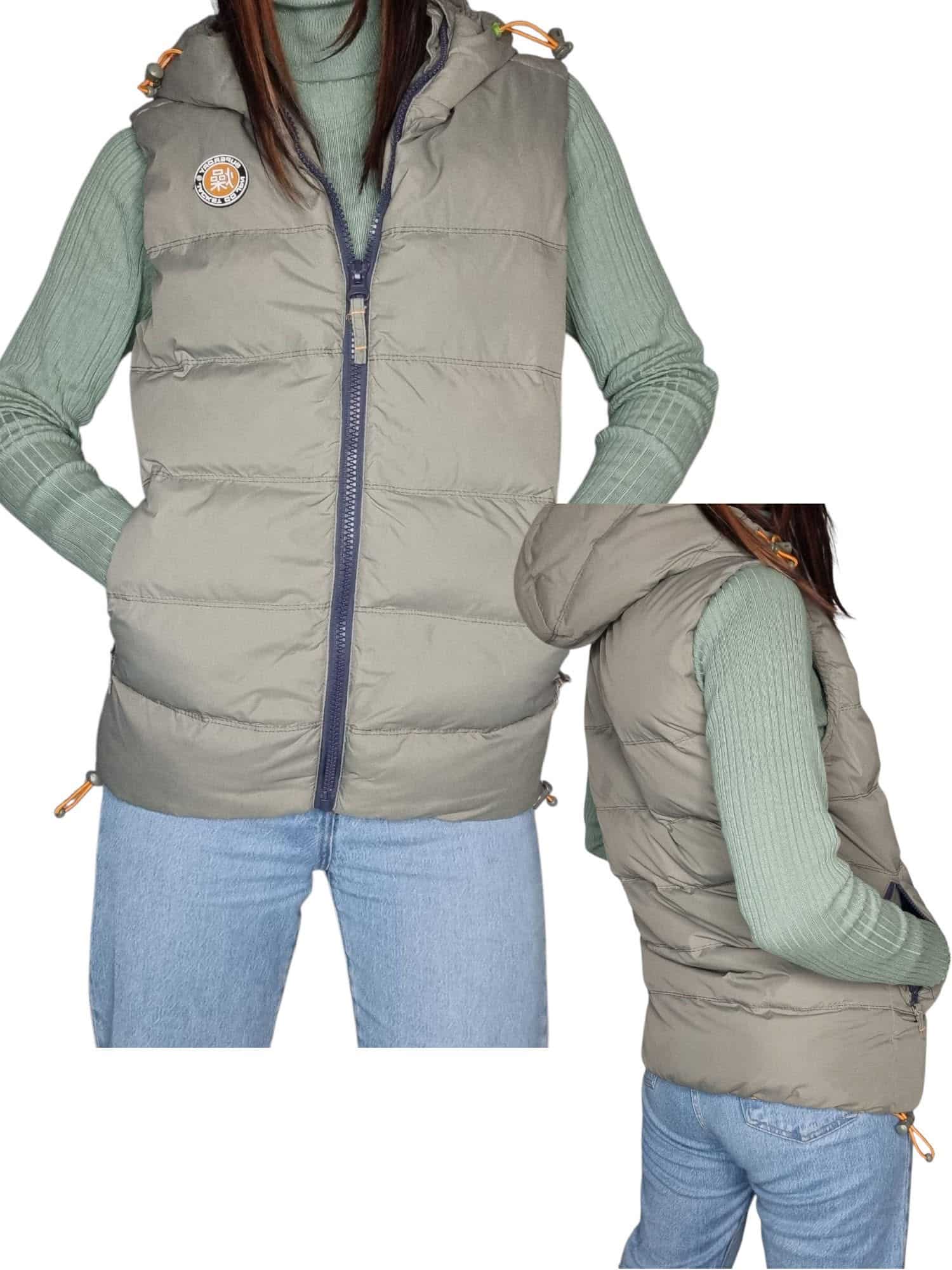 Kamizelka  bezrękawnik marki superdry  rozmiar  xs/s (34/36)