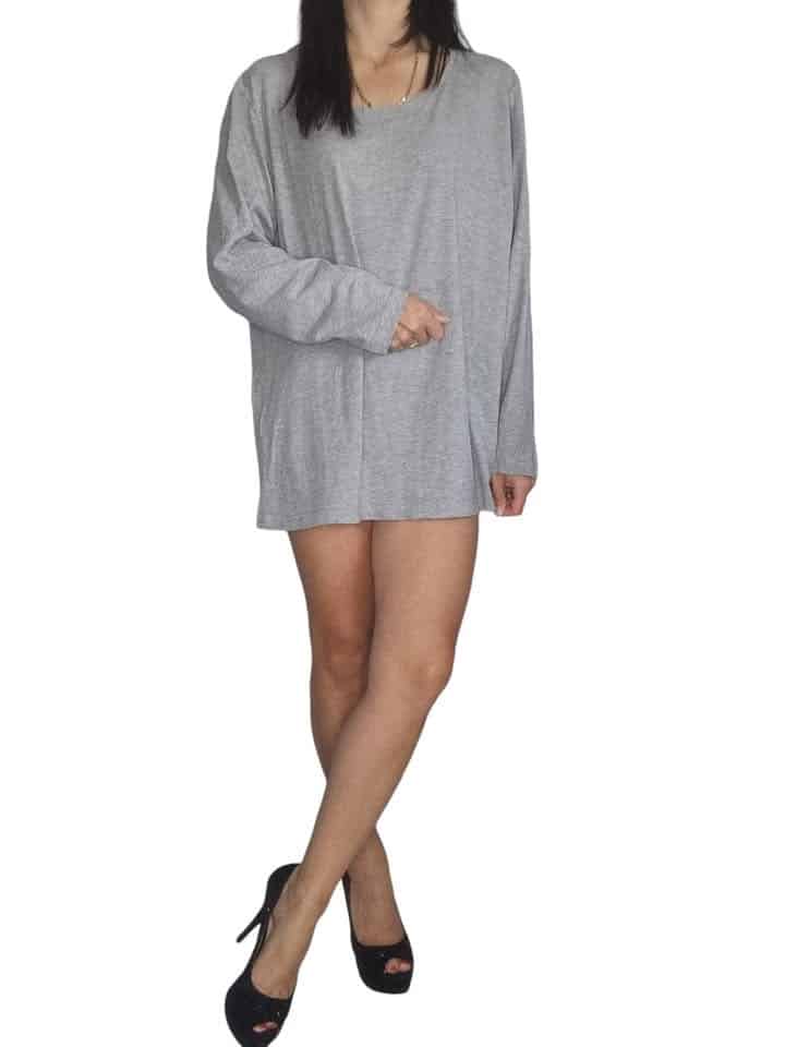 Szara bluzka Ulla popken  Rozmiar 48/50 4XL/5XL