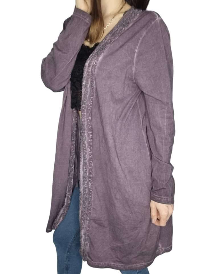 Materiałowa kardigan narzutka sheego  Rozmiar 44/46  XXXL/4XL