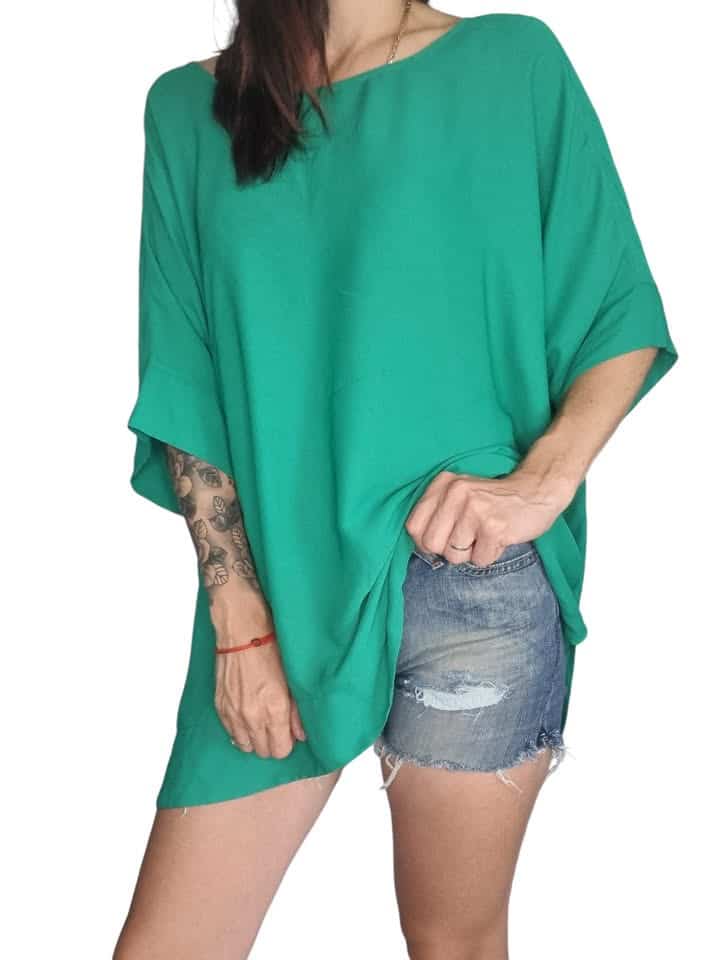 Zielona bluzka zalando  Rozmiar 48 4XL