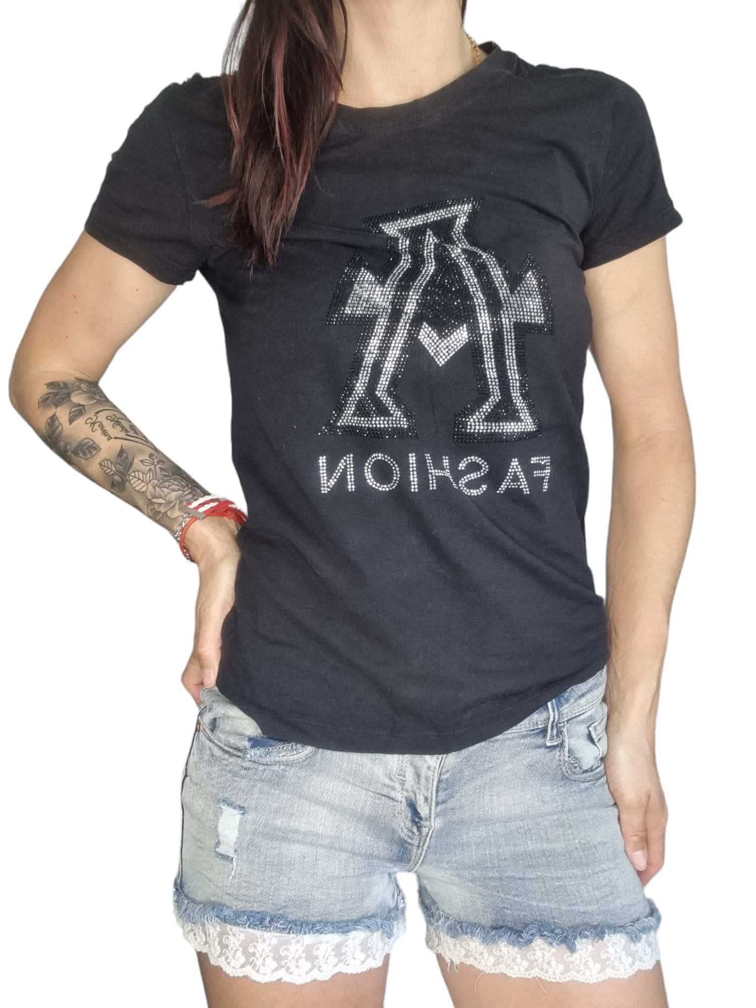Czarny t-shirt free still rozmiar s 36