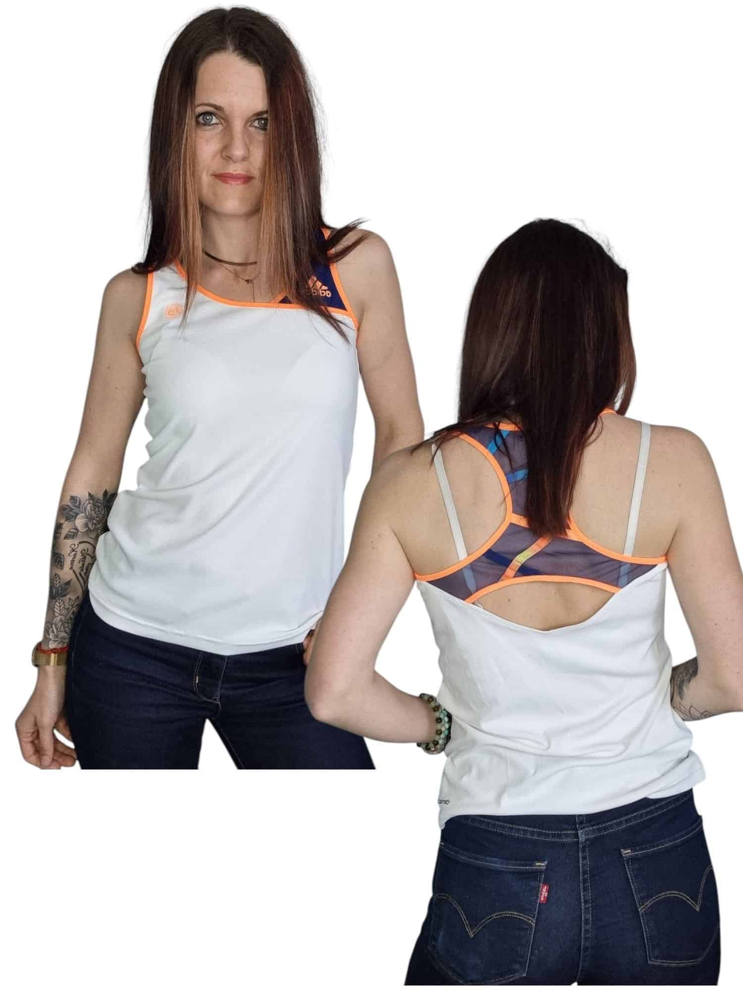 Biała bokserka adidas rozmiar L/XL 40/42