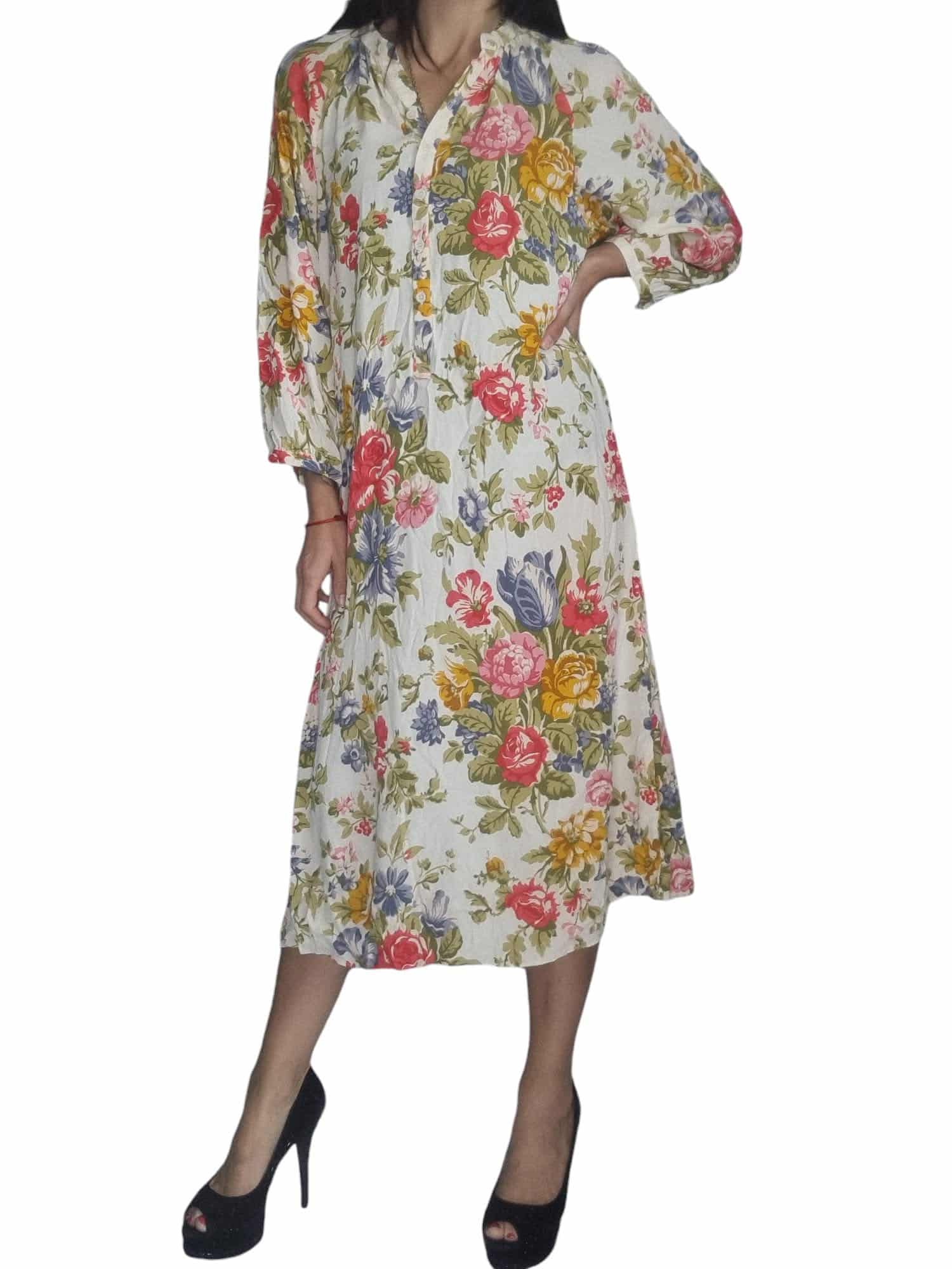 Kwiecista sukienka zara rozmiar M 38