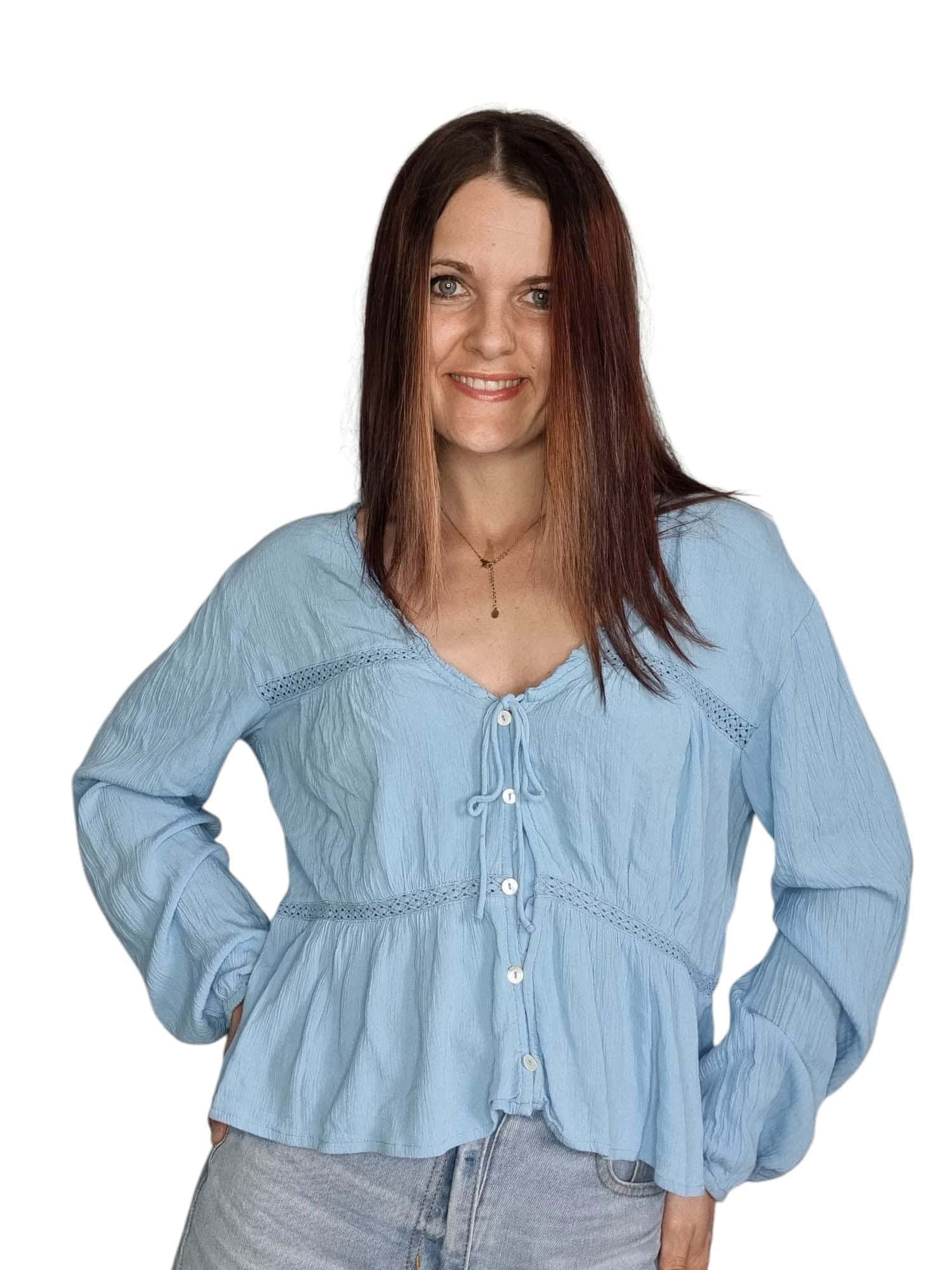 Romantyczna bluzka zara rozmiar L/XL 40/42