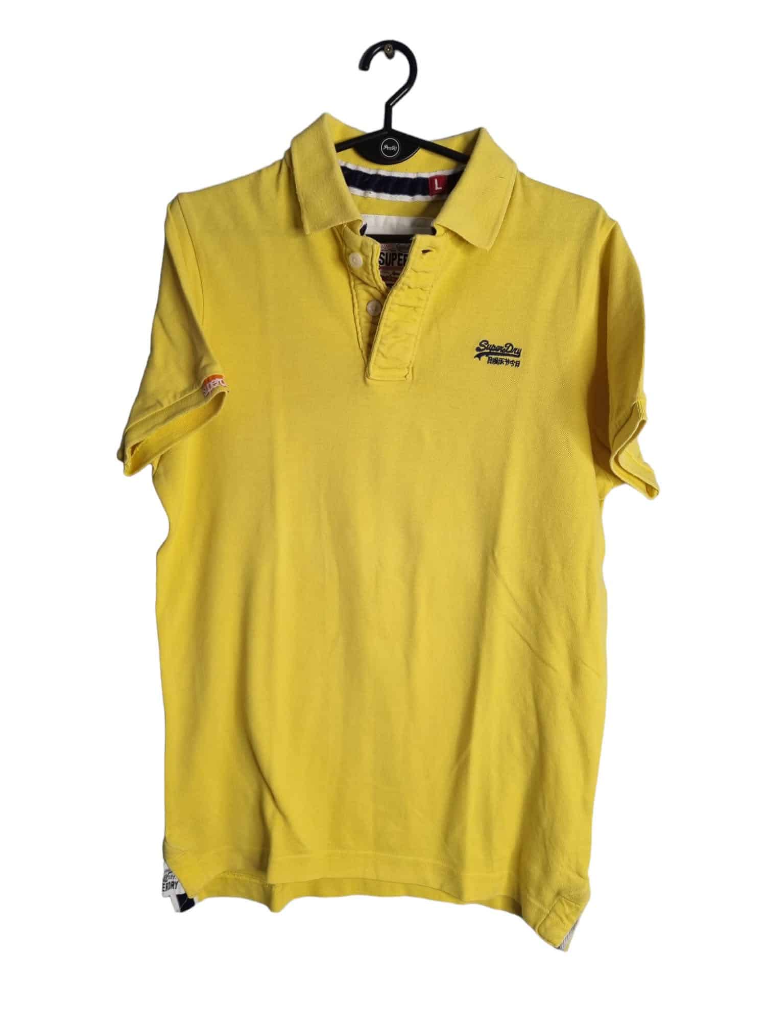 Męski t-shirt koszulka Polo superdry rozmiar L