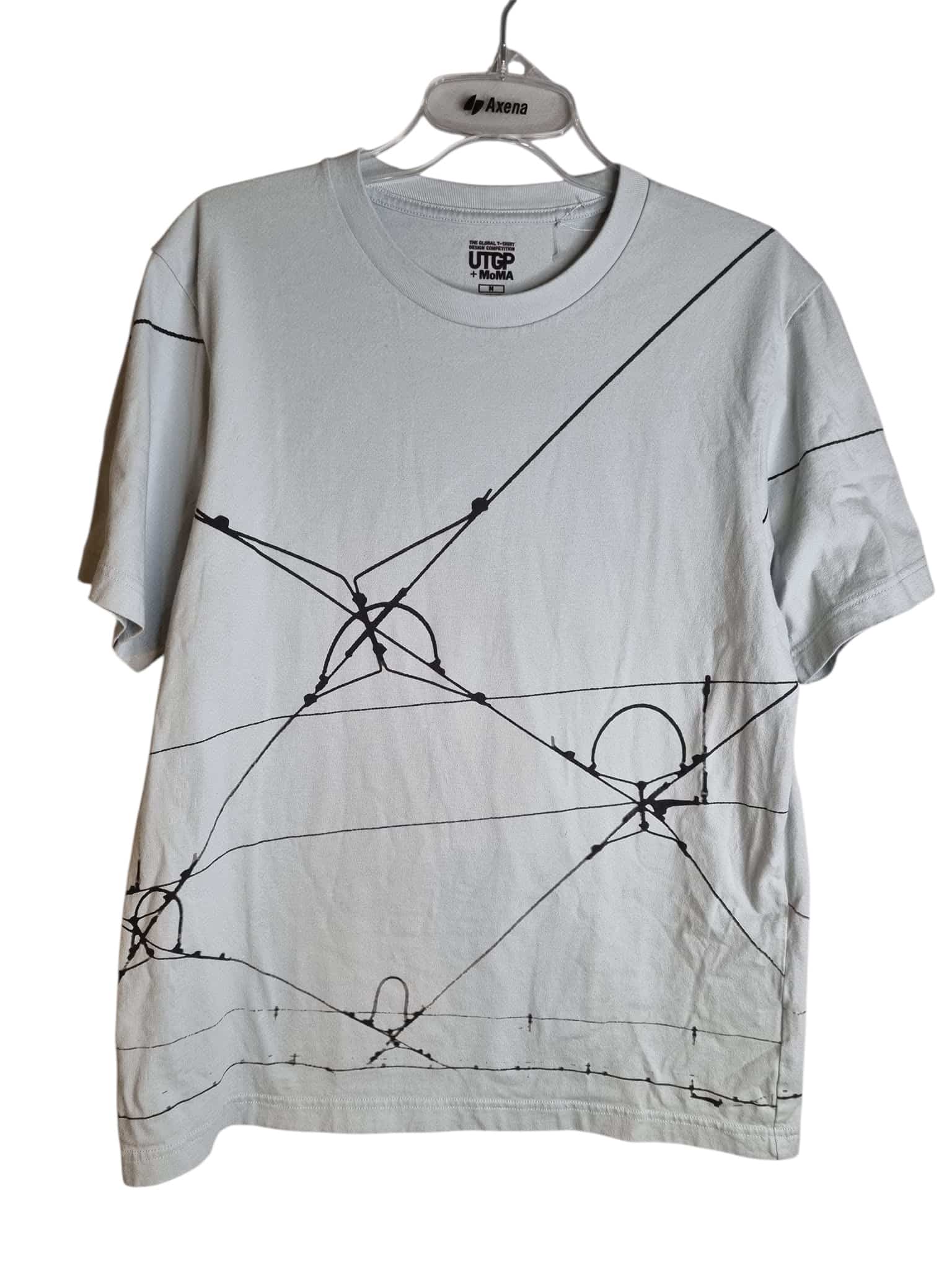 Męski błękitny T-shirt koszulka utgp rozmiar M