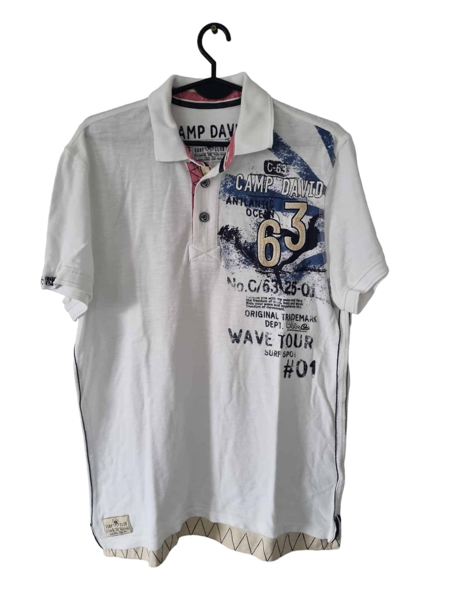Meska koszulka Polo t-shirt camp david rozmiar M