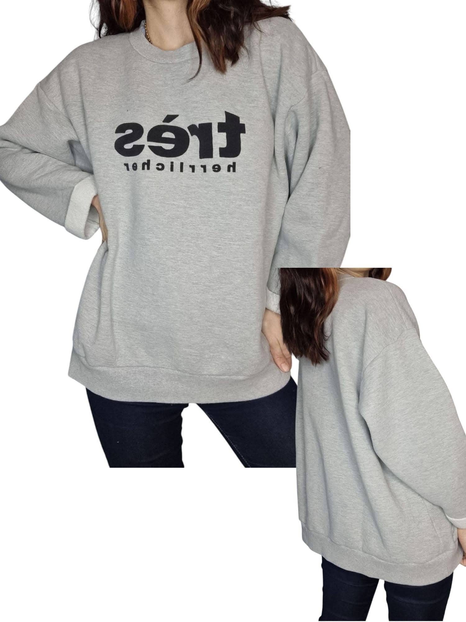 Oversizowa bluza herrlicher rozmiar uniwersalny od 42 do 50