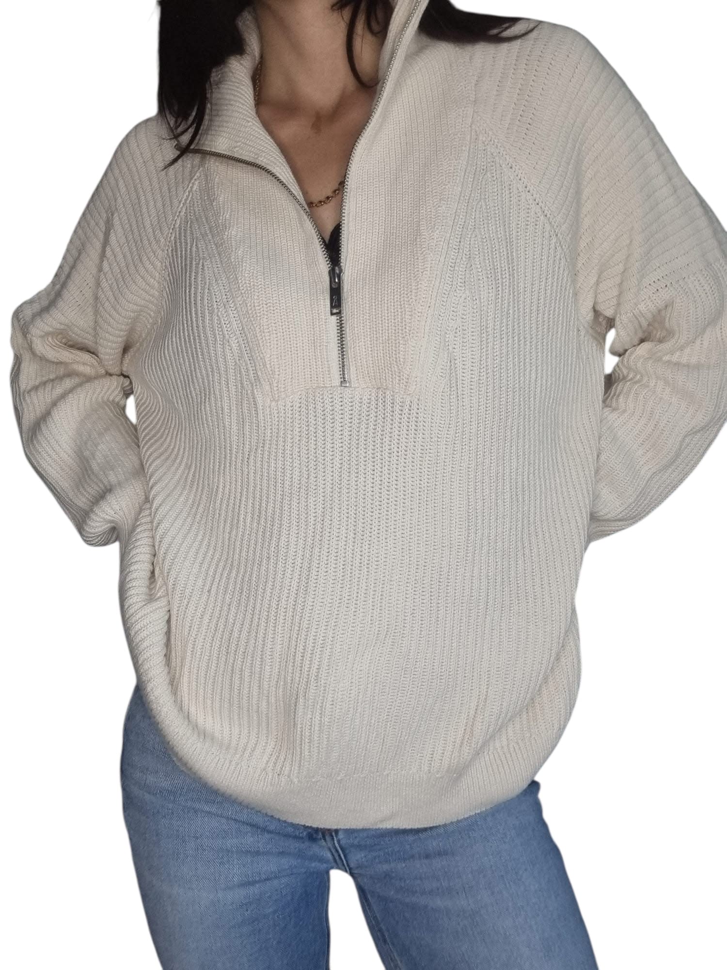 Kremowy sweterek sweter armedangels rozmiar L 40
