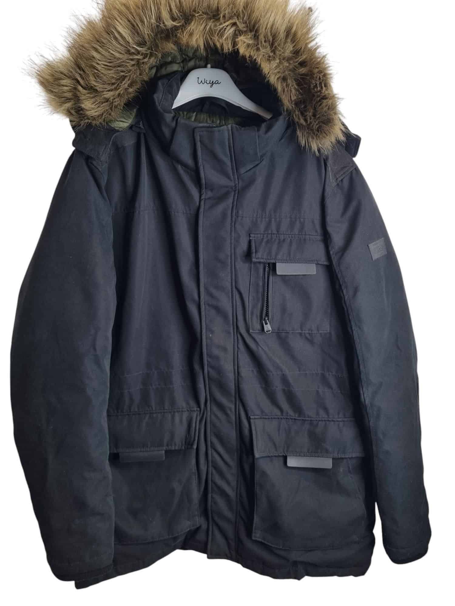 Męska czarna kurtka jack jones rozmiar XL
