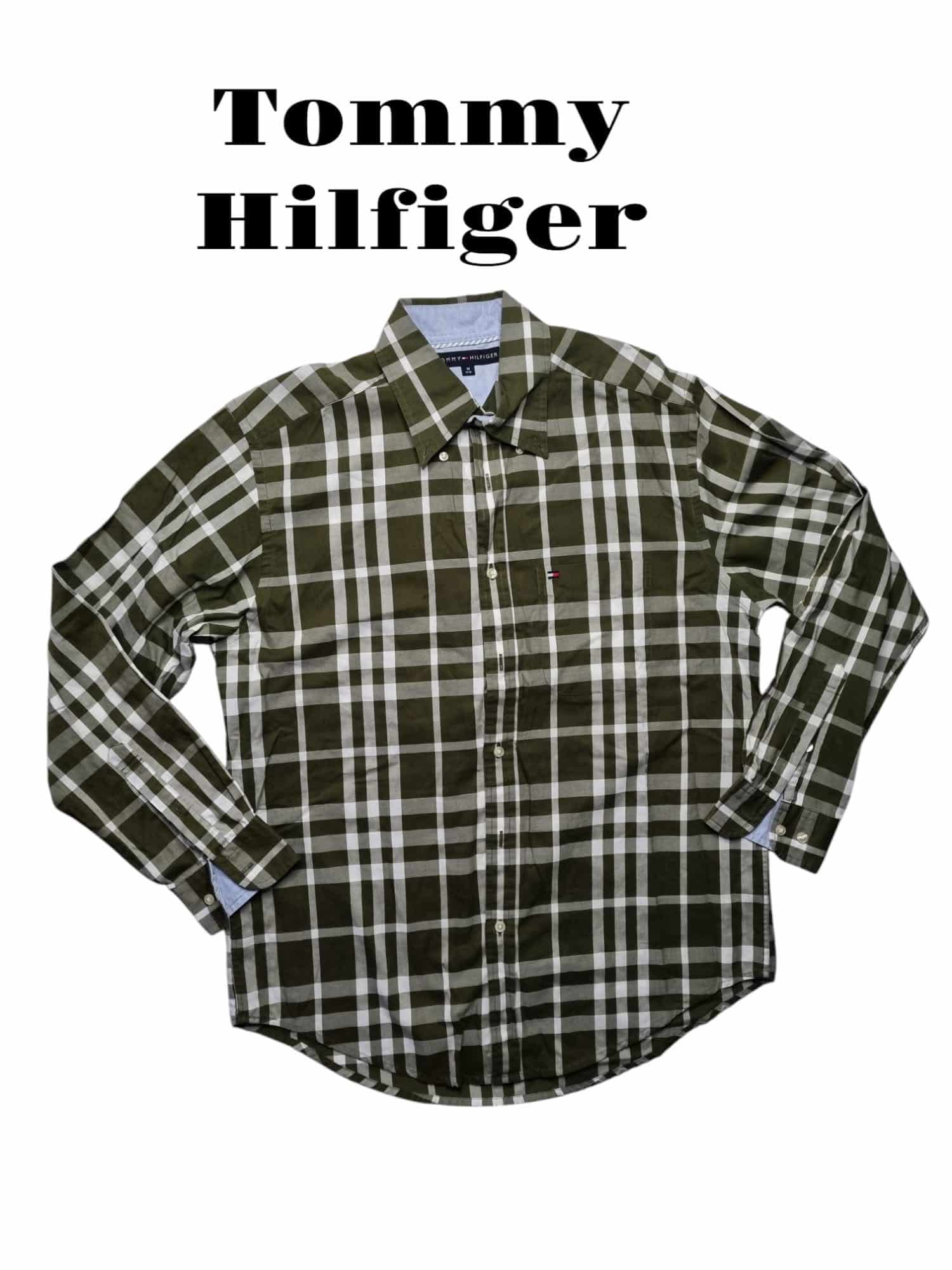 Meska zielona koszula Tommy Hilfiger rozmiar M