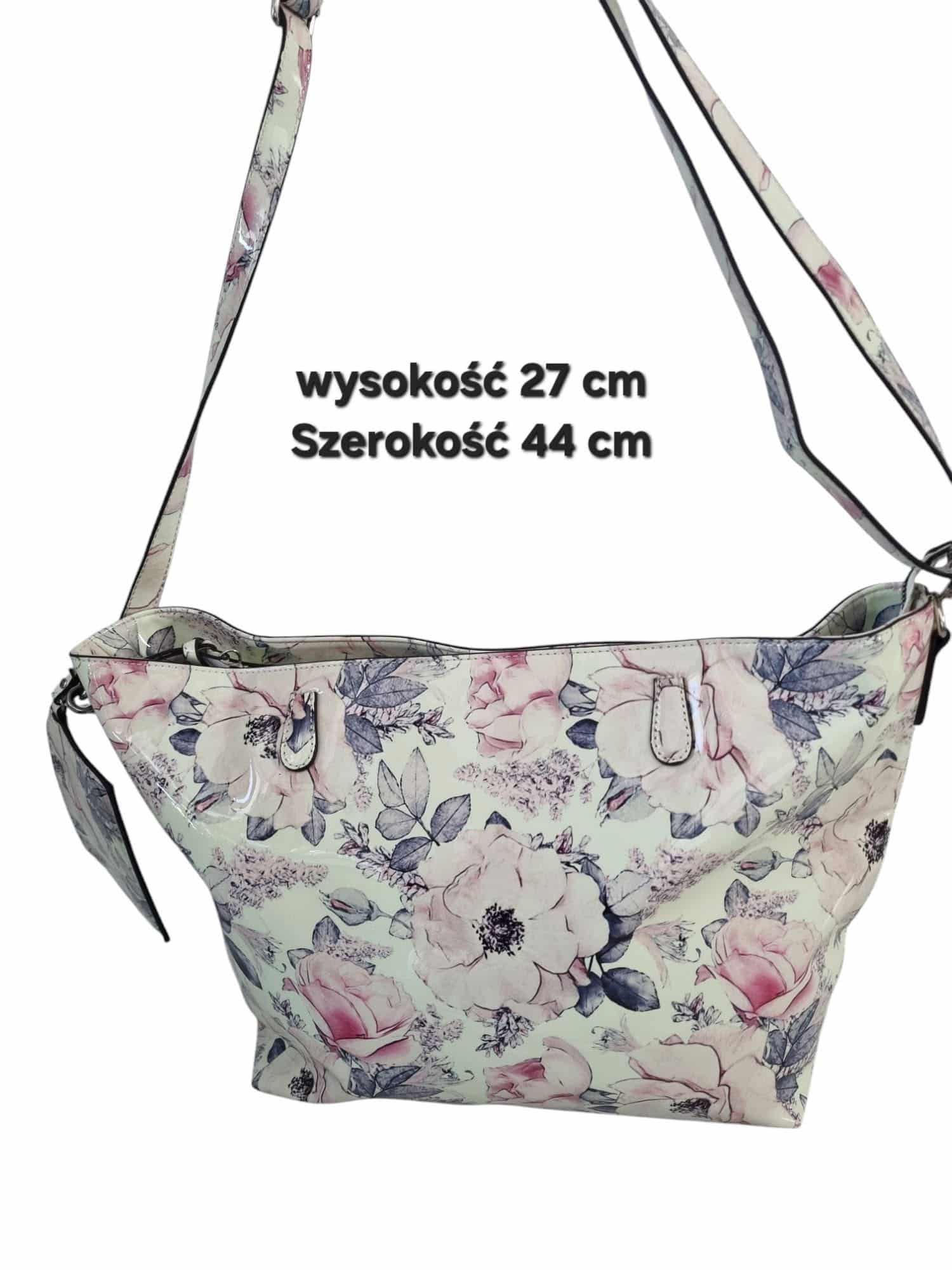 Śliczna lakierowana torebka tamaris