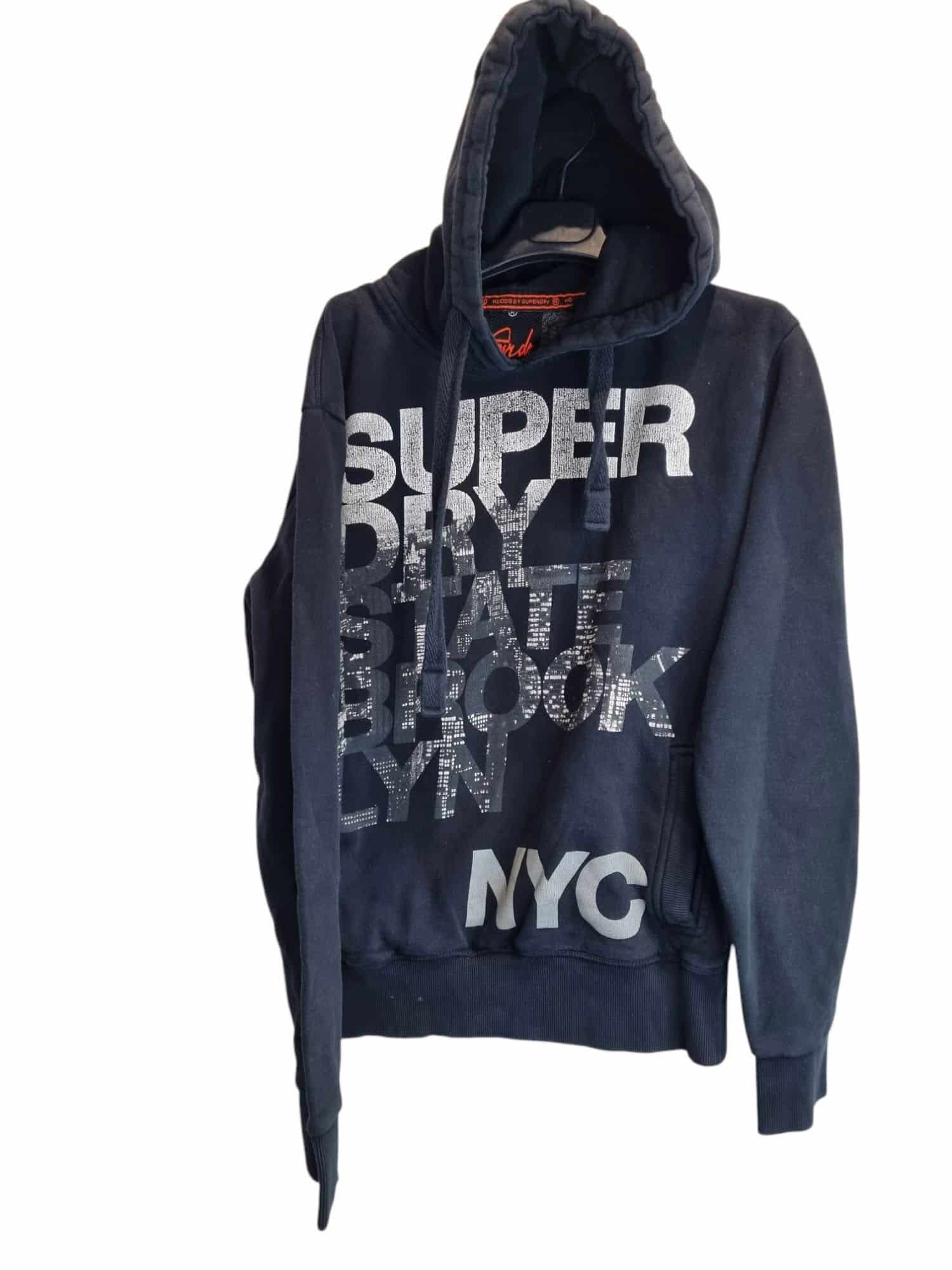 Meska Czarna bluza superdry rozmiar M