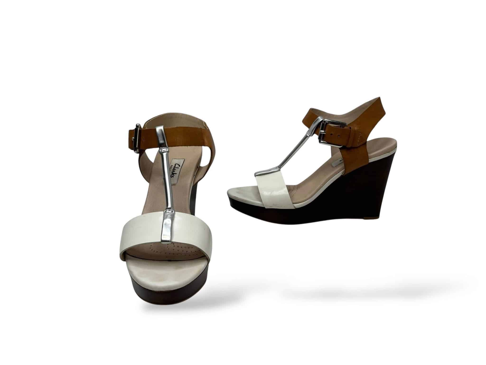 Sandaly skorzane Clarks  Rozmiar 37