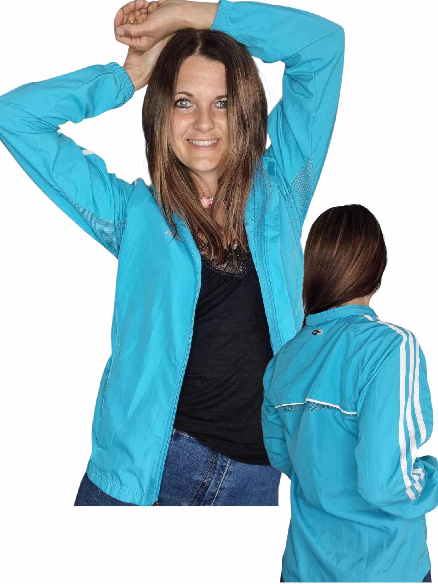 Kurteczka turkusowa Adidas rozmiar S 36