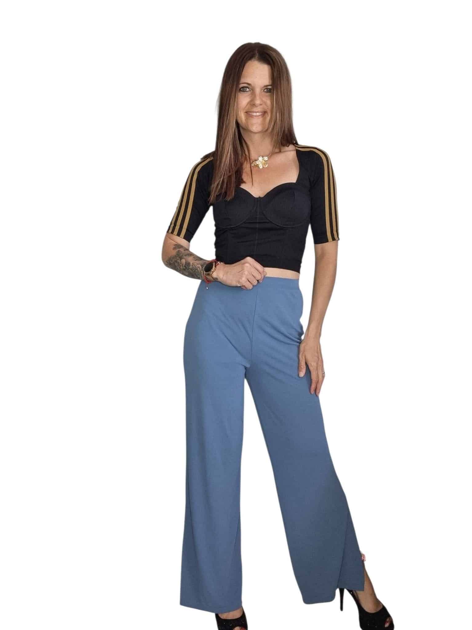 Niebieskie spodnie Zara rozmiar s 36