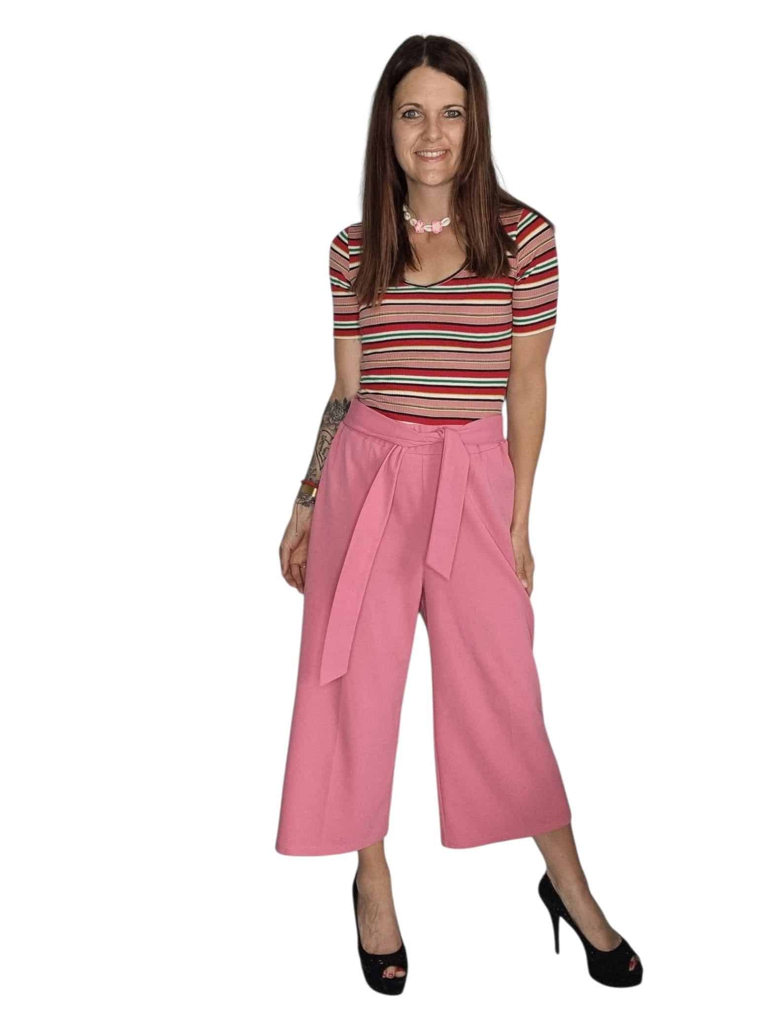 Różowe spodnie miss selfridge rozmiar XL 42