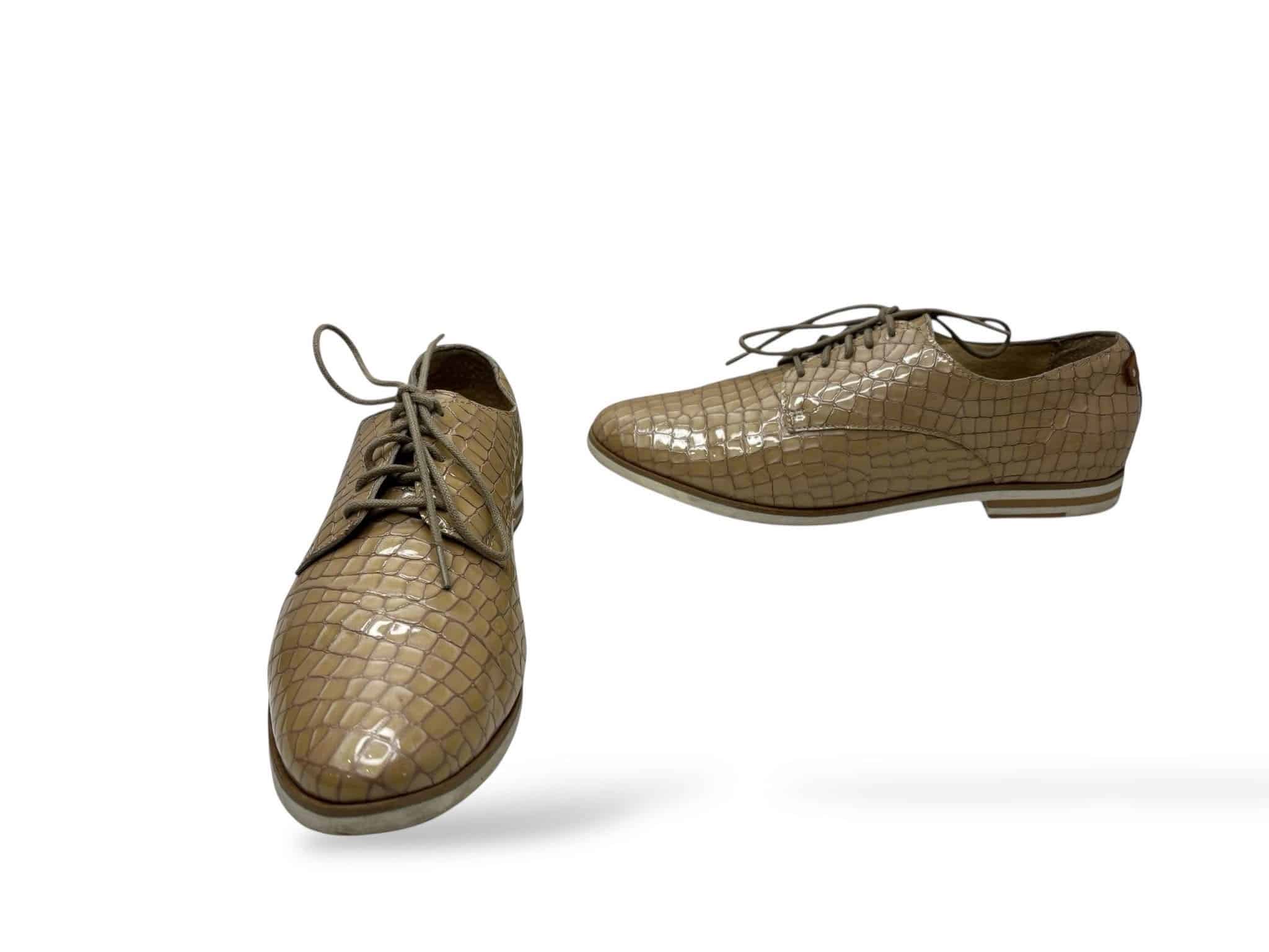 Polbuty skorzane lakierowane 5Th Avenue  Rozmiar 40