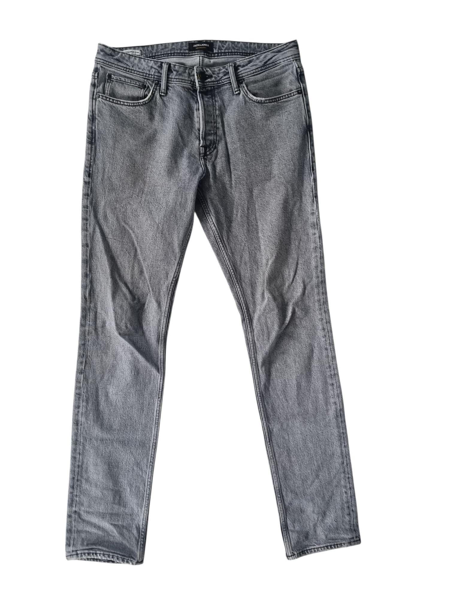 Meskie spodnie jack jones rozmiar 34/36 L/XL szare