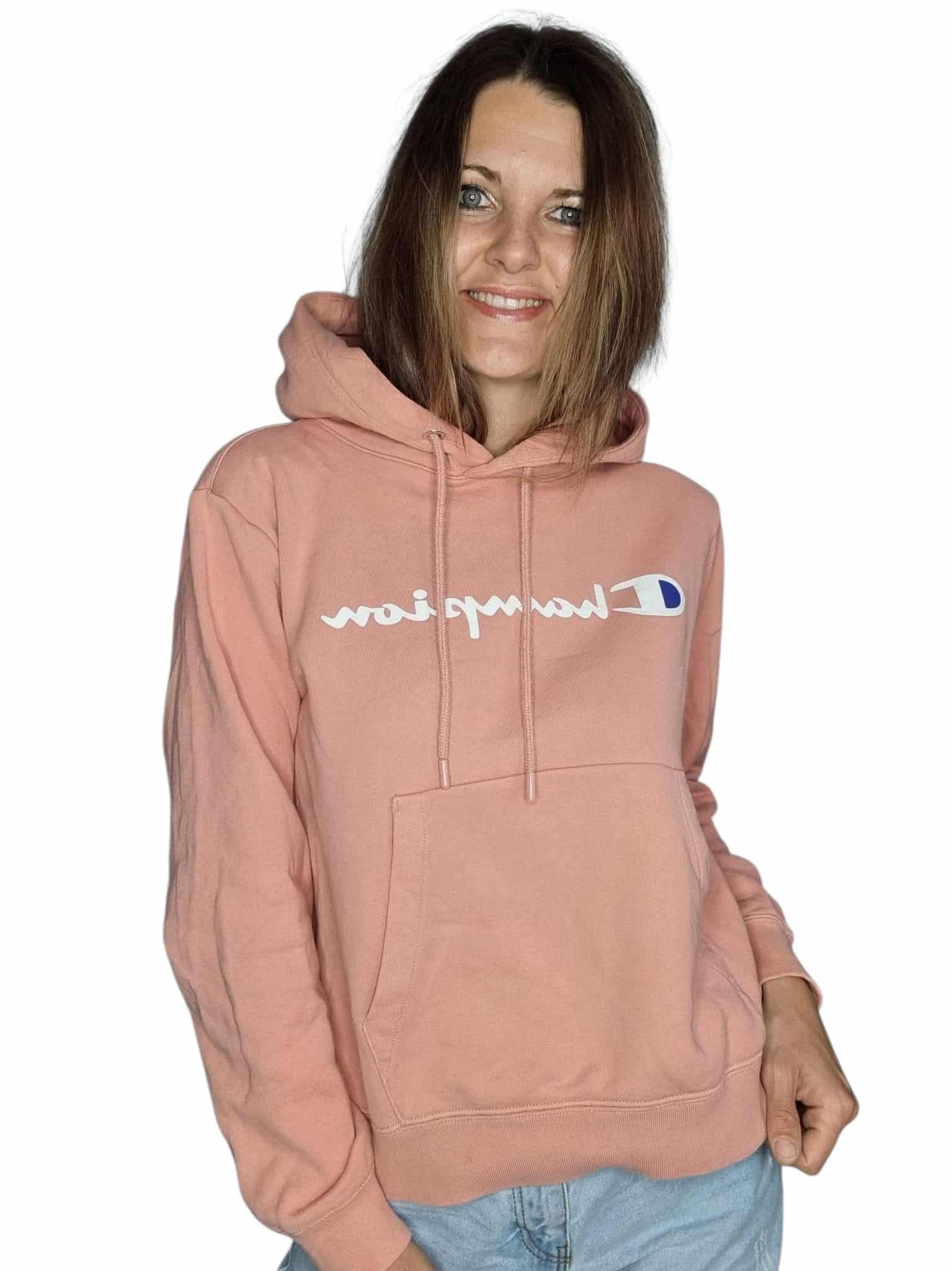Łososiowa bluza champion rozmiar S/M