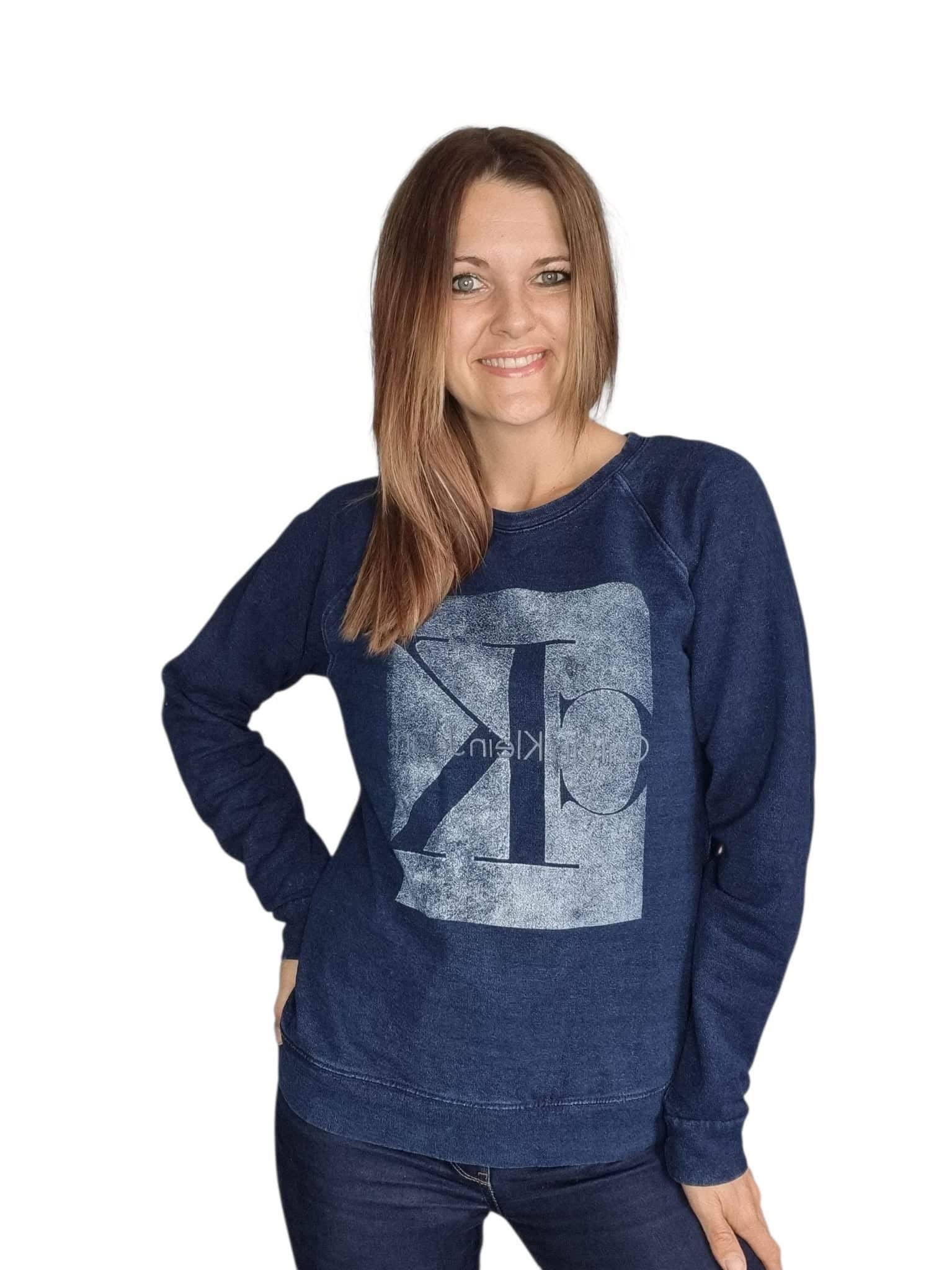 Granatowa bluza Calvin Klein rozmiar od m 38 do xl 42